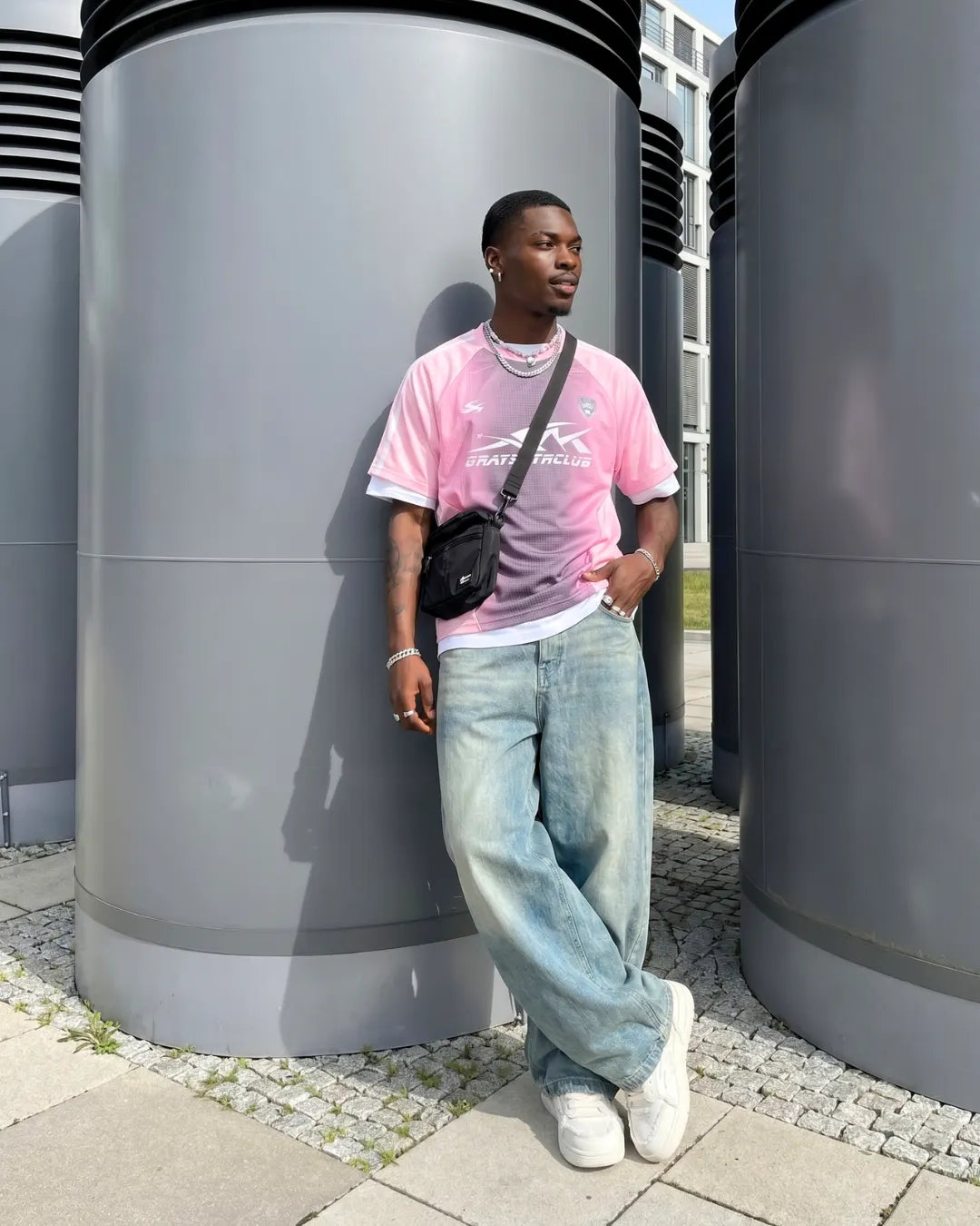 "AROME" Washed Pants