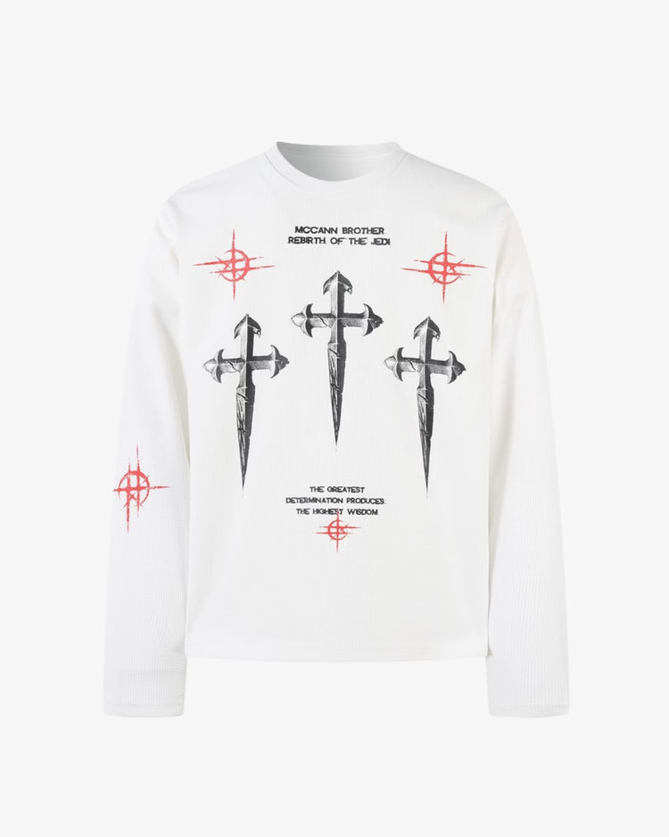 "KRYST" Graphic Longsleeve