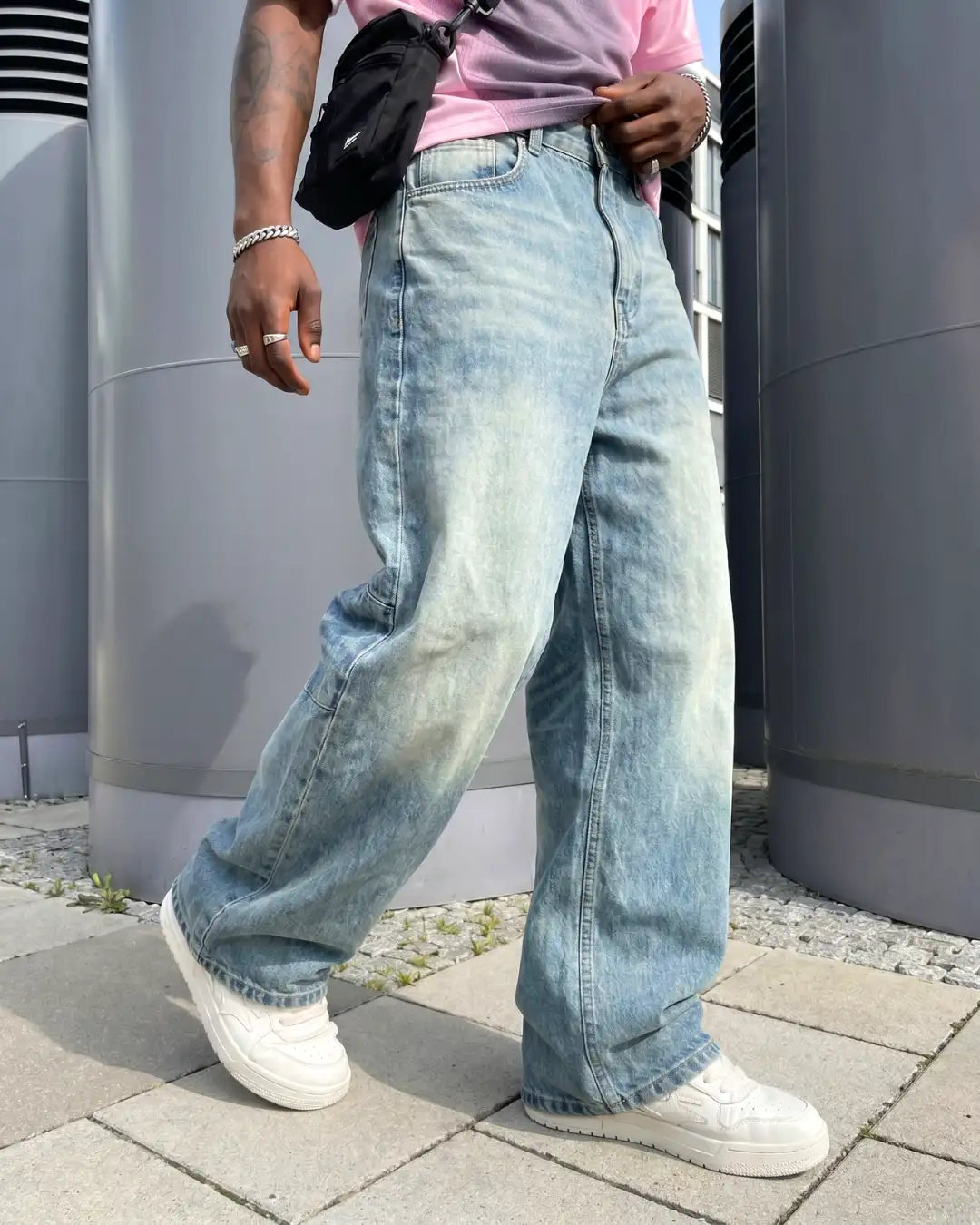 "AROME" Washed Pants