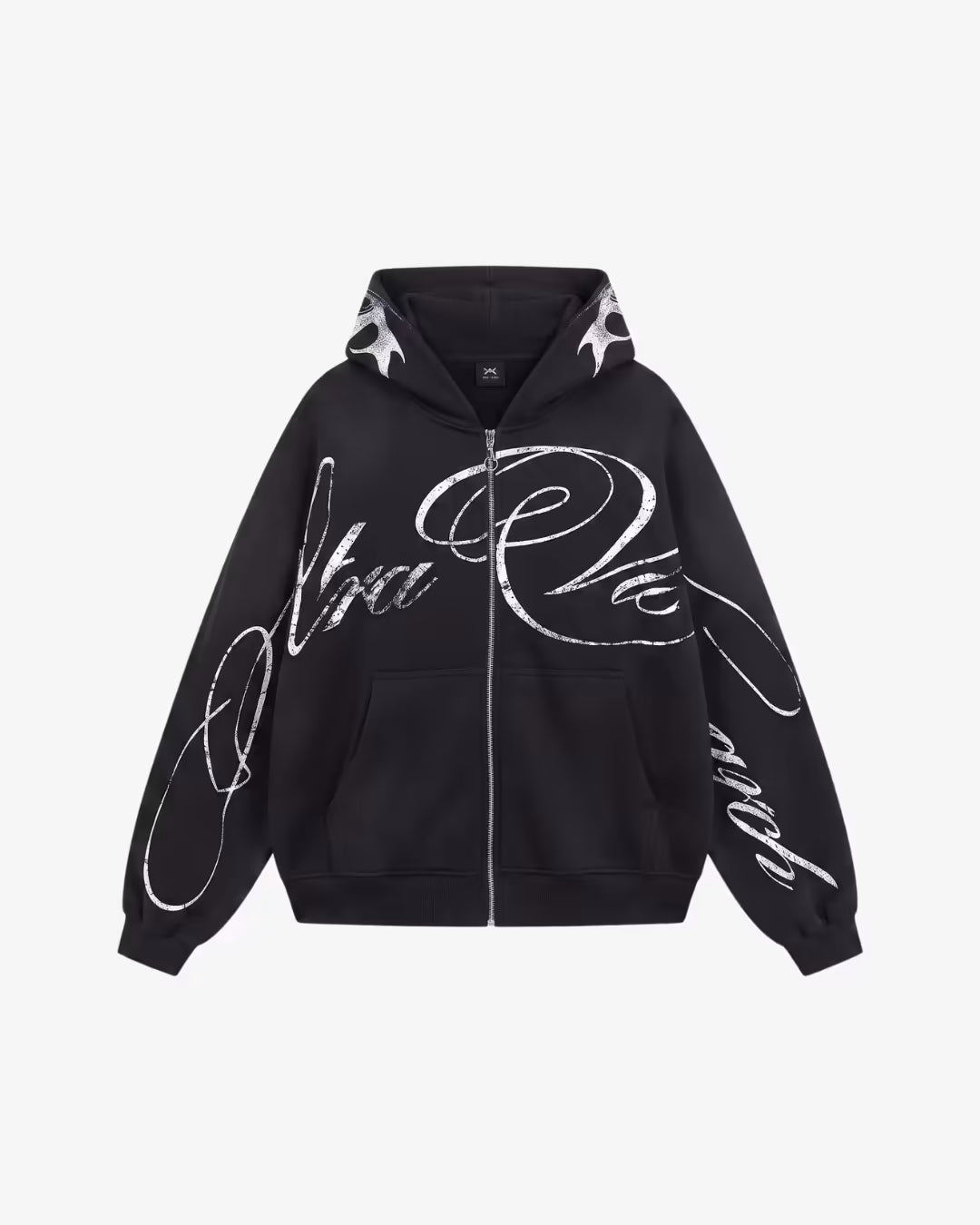 "CYBER" Graphic Zip-Up