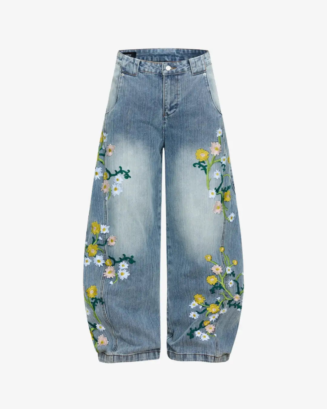 "PETAL" Embroidered Pants