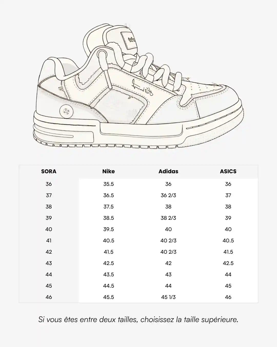 "SORA" Shoes