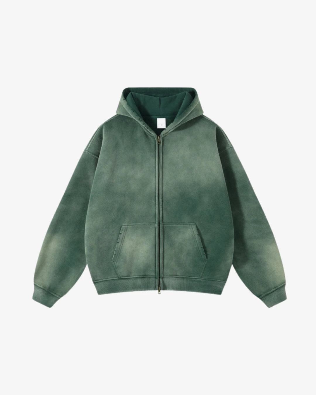 "MONDIAL" Washed Zip-Up