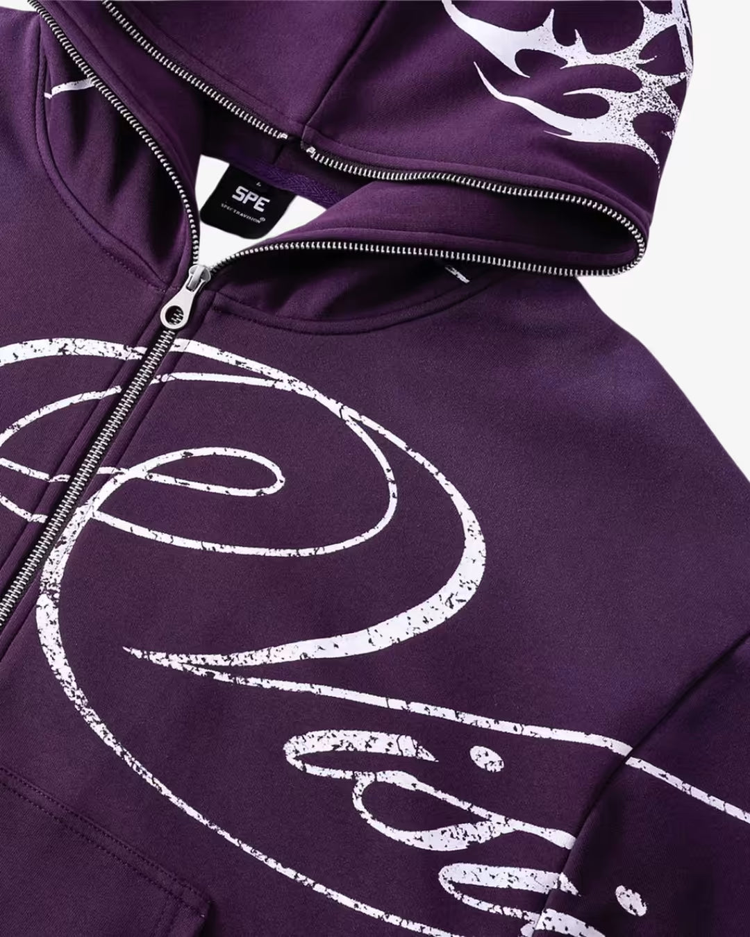 "CYBER" Graphic Zip-Up