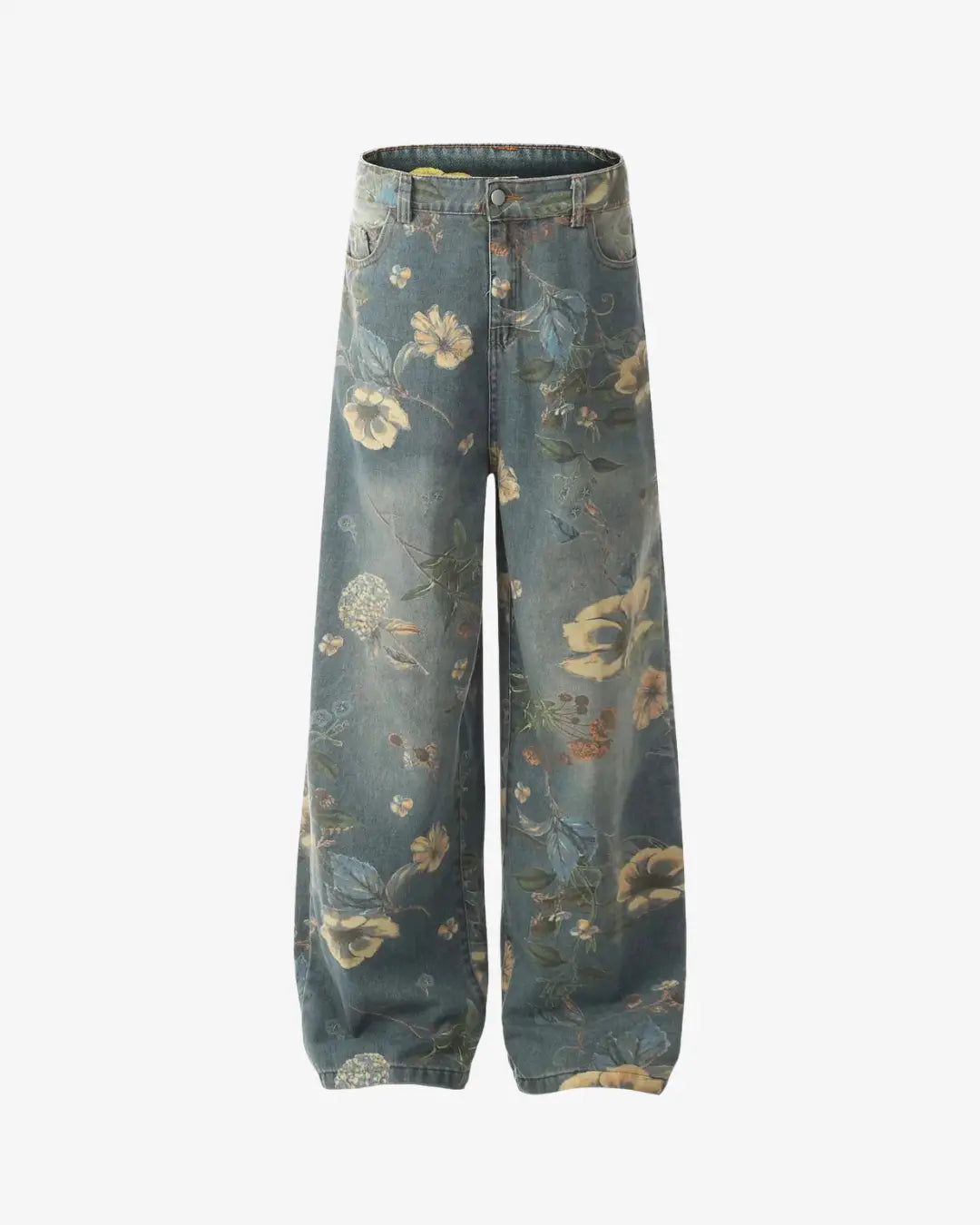 "FLORAL" Graphic Pants