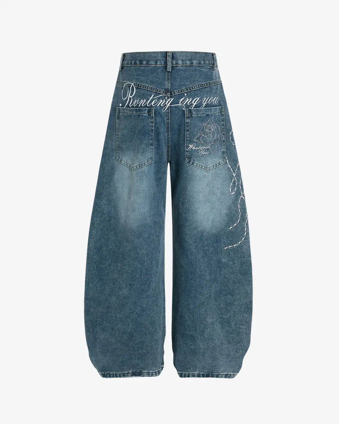 "SYLIA" Embroidered Pants