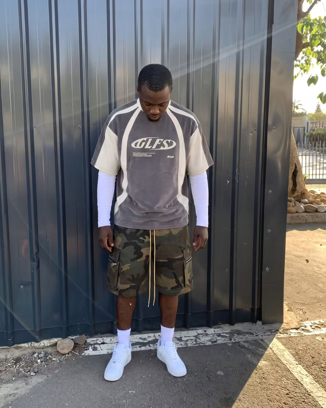 "KRATOS" Suede T-Shirt