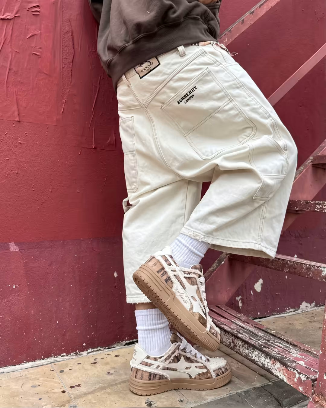"AIRLINE" Savage Brown Sneakers