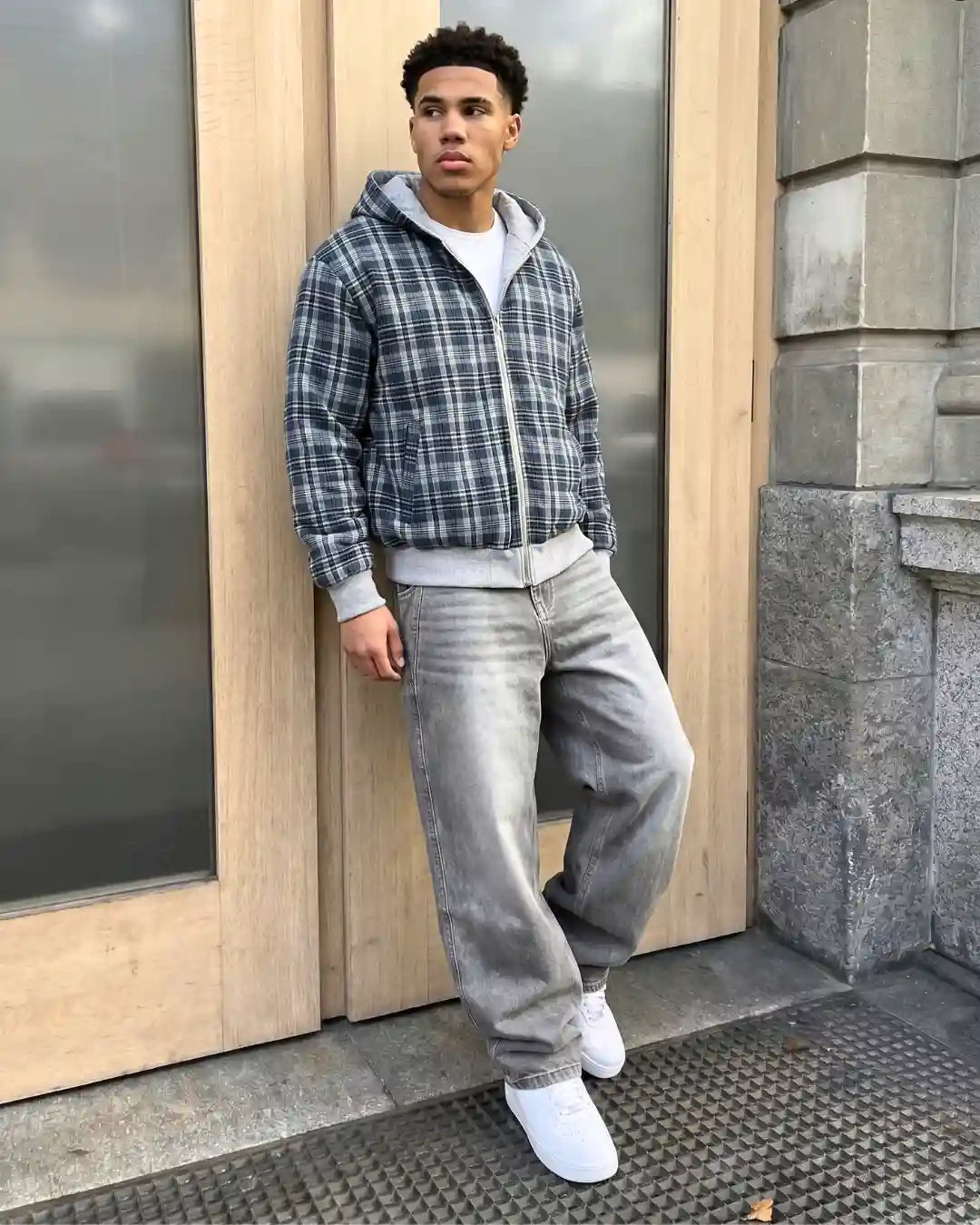 "REVERSE" Zip-Up
