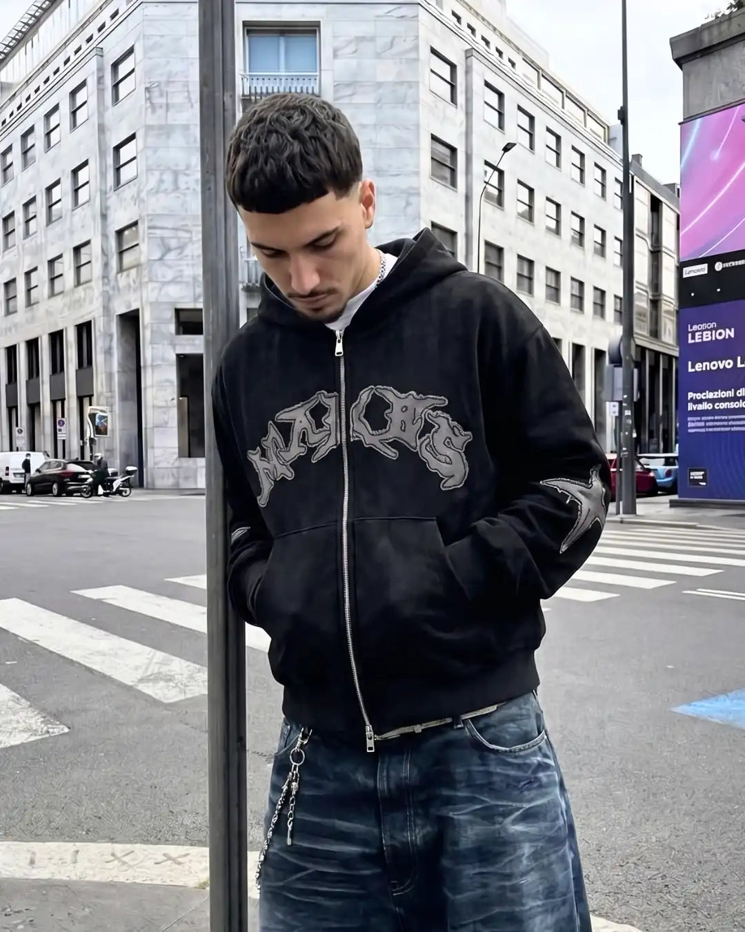 "FADER" Zip-Up