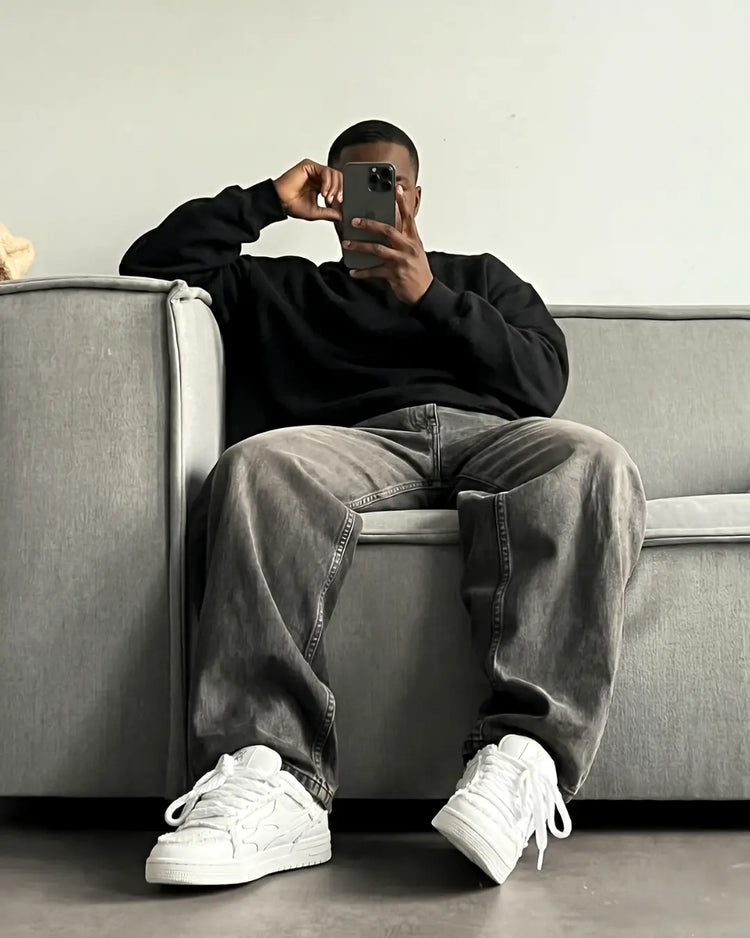 "AIRLINE" Cloud White Sneakers