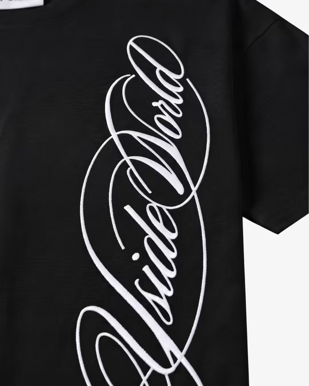 "SCRIPT" Embroidered T-Shirt