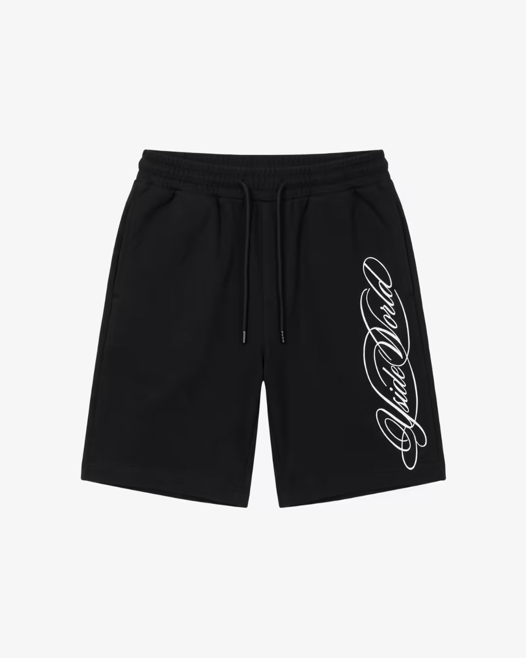 "SCRIPT" Embroidered Short
