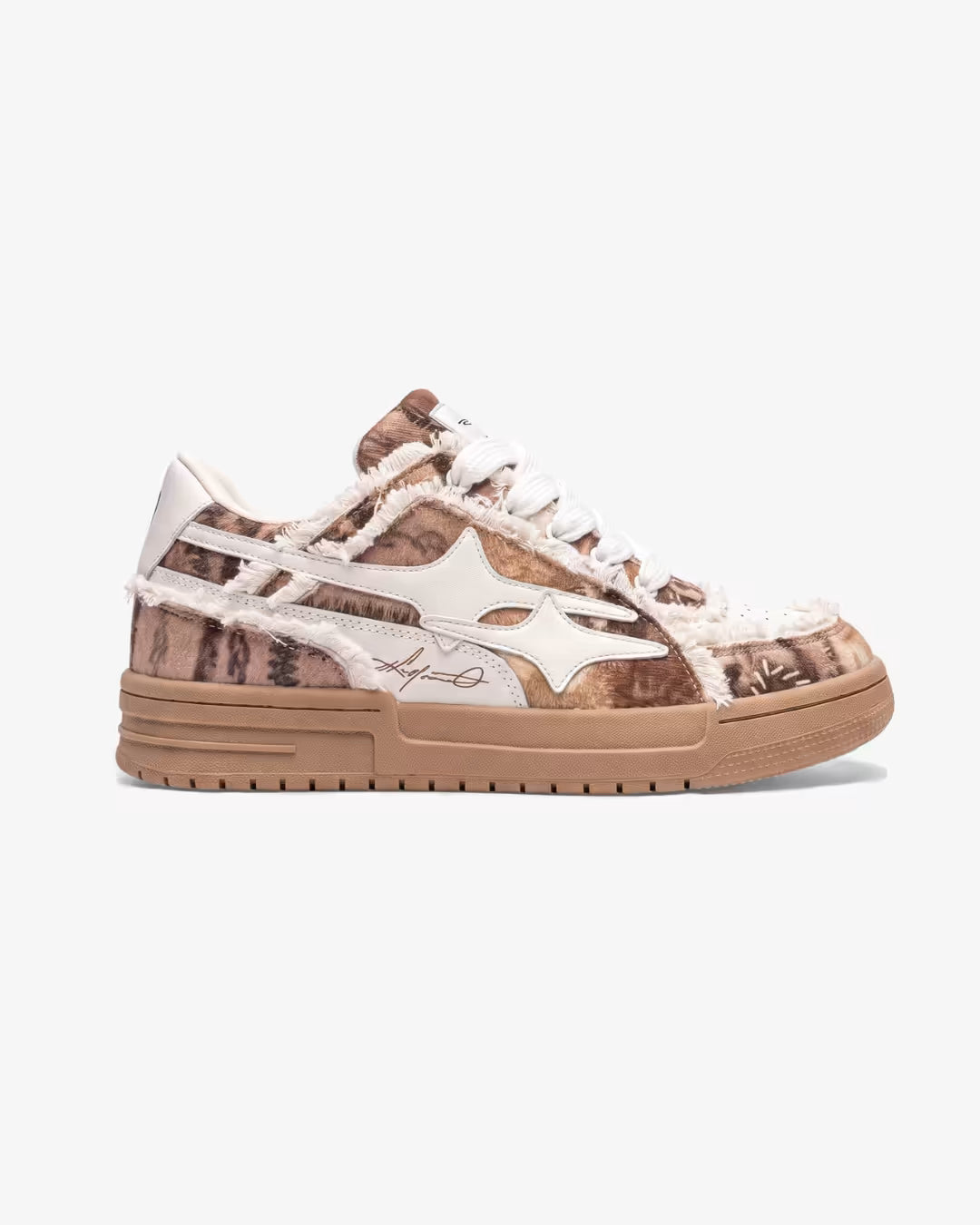 "AIRLINE" Savage Brown Sneakers